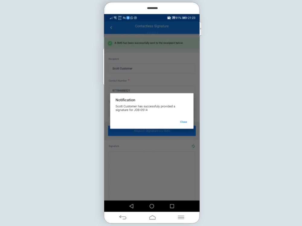 Contactless Signature screenshot 2