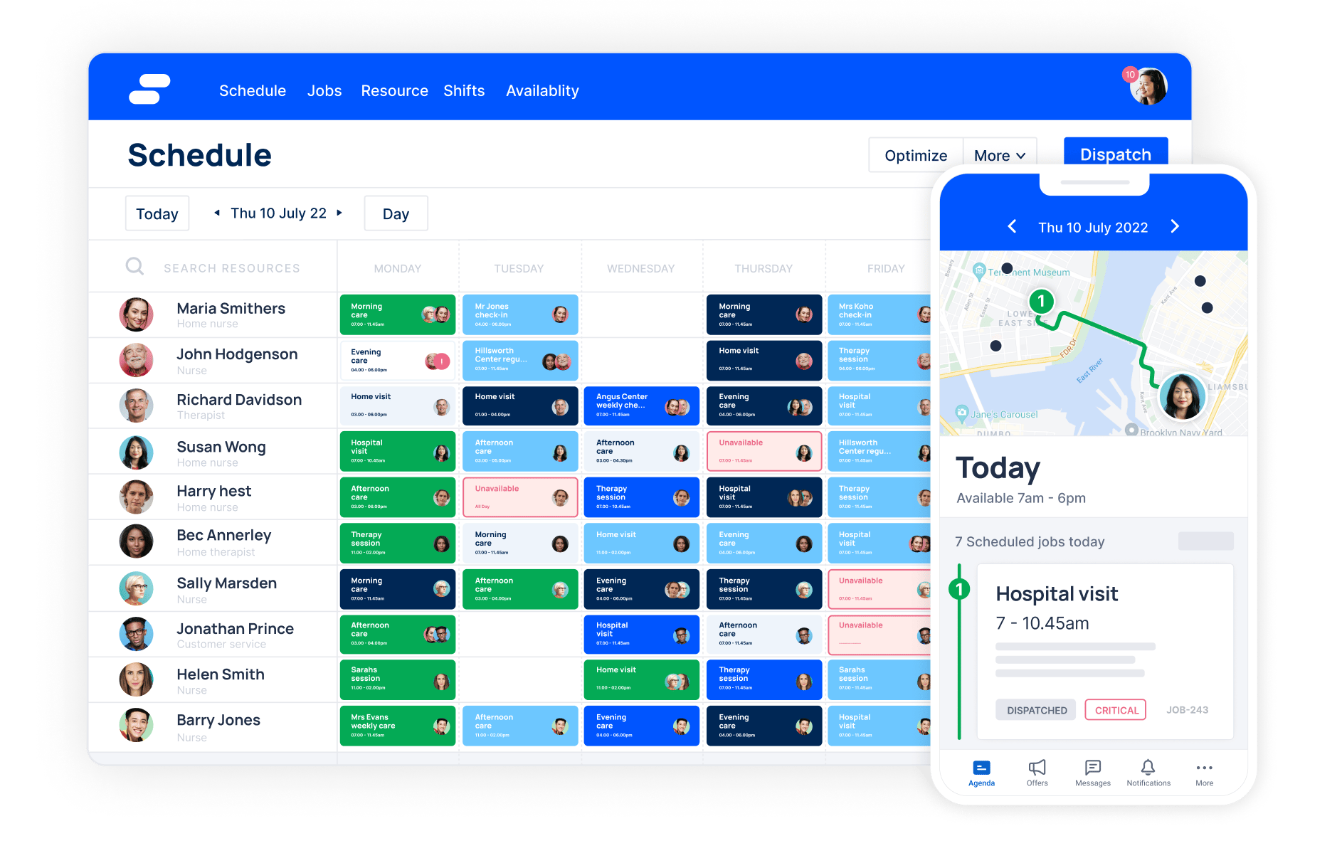 Smart scheduling software for your deskless workforce