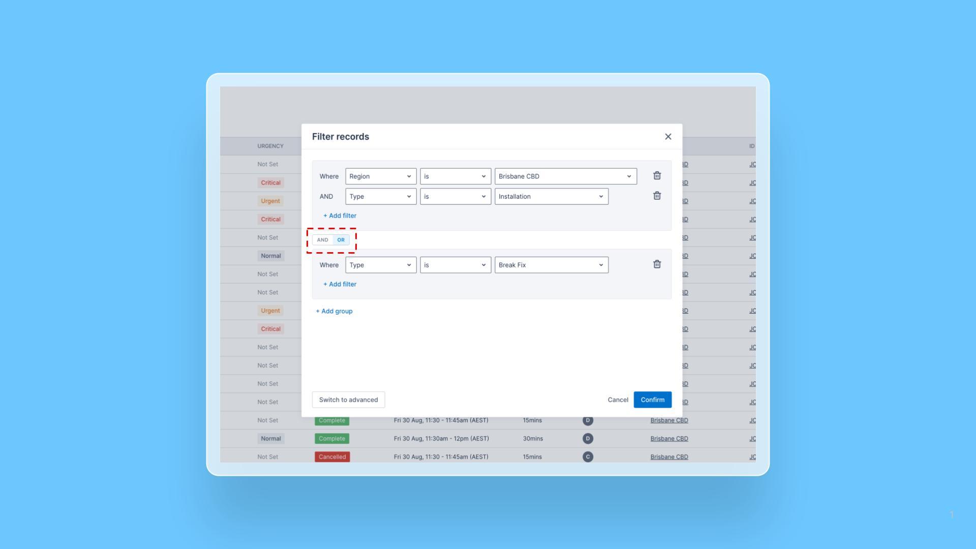 Filter Groups now available in List Views release note