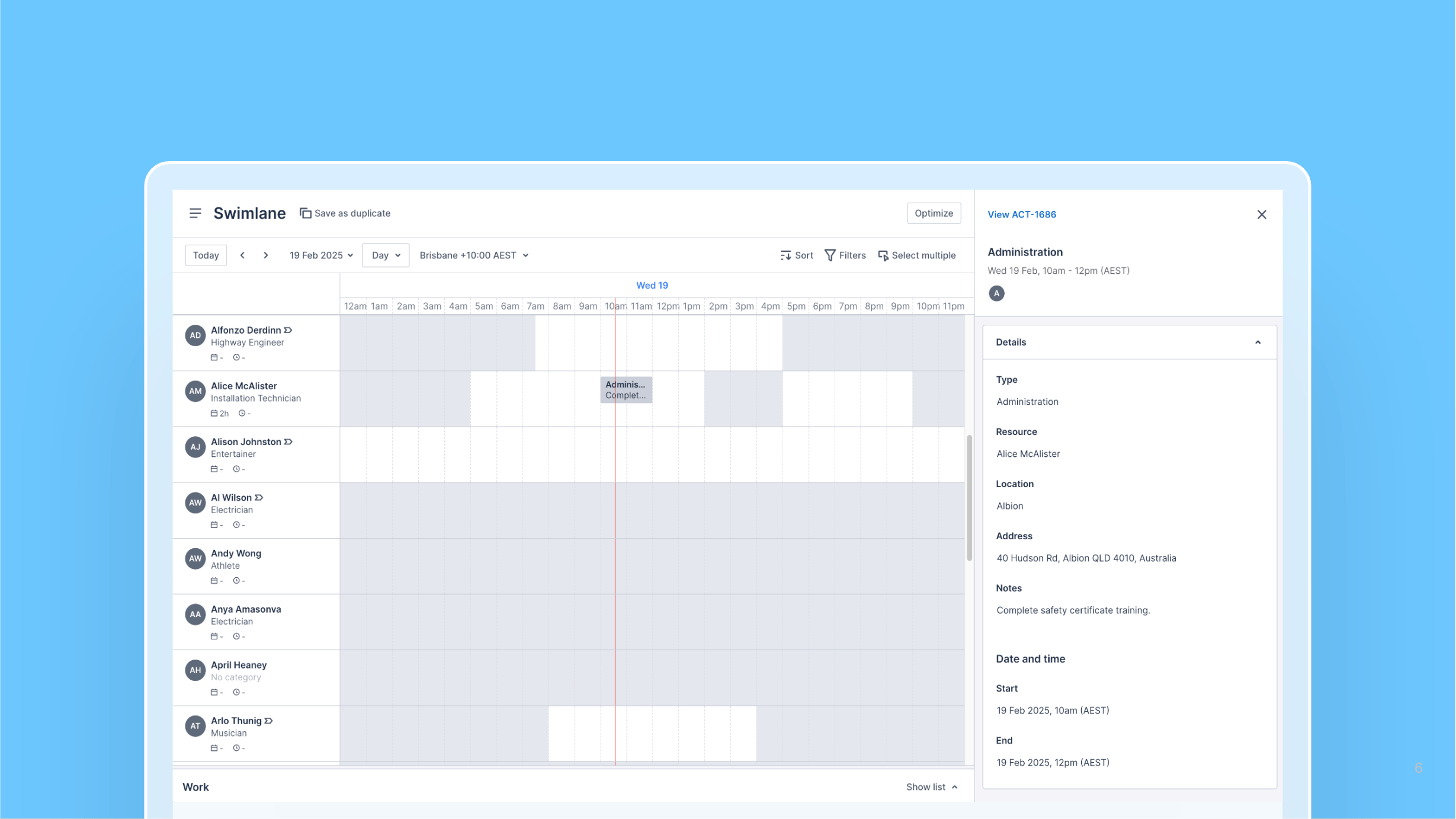 View activity details in the Swimlane release note