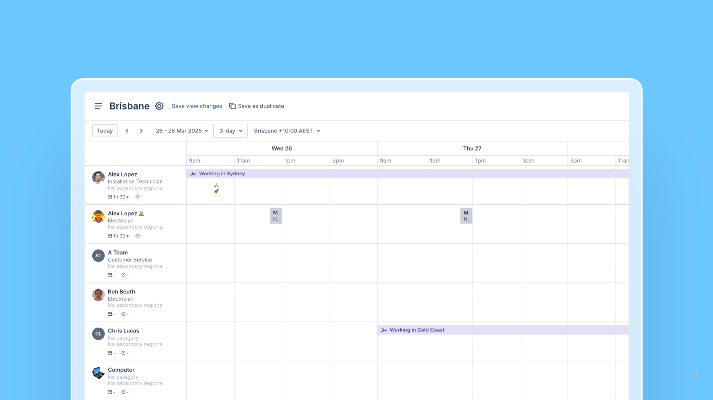 Improved visibility for resources in temporary regions release note