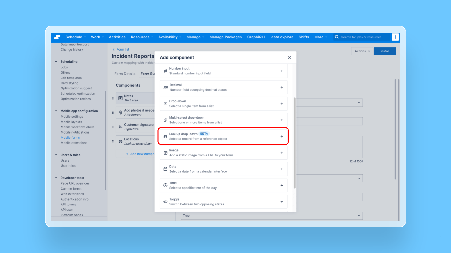 New in Form Builder: Lookup Field Support release note