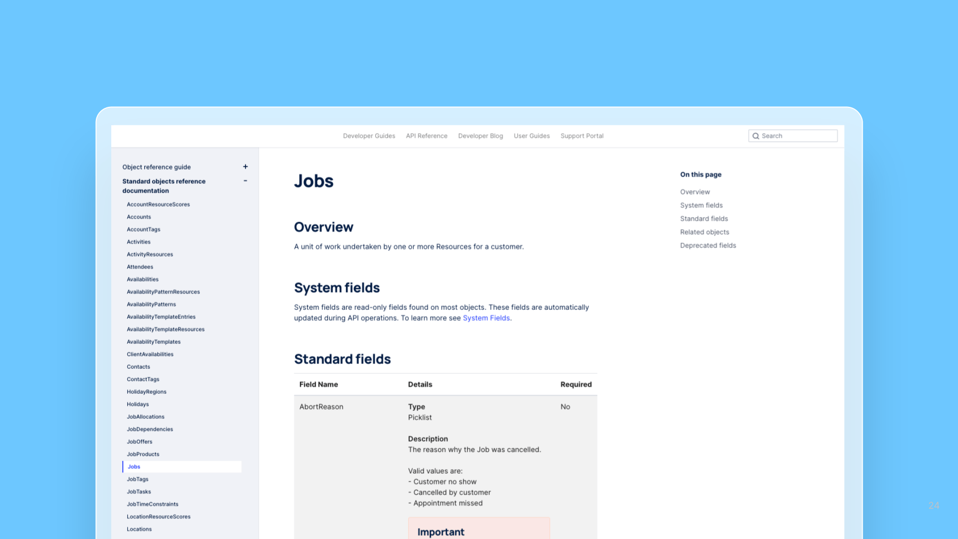 Object and field reference documentation for the core Skedulo data model release note