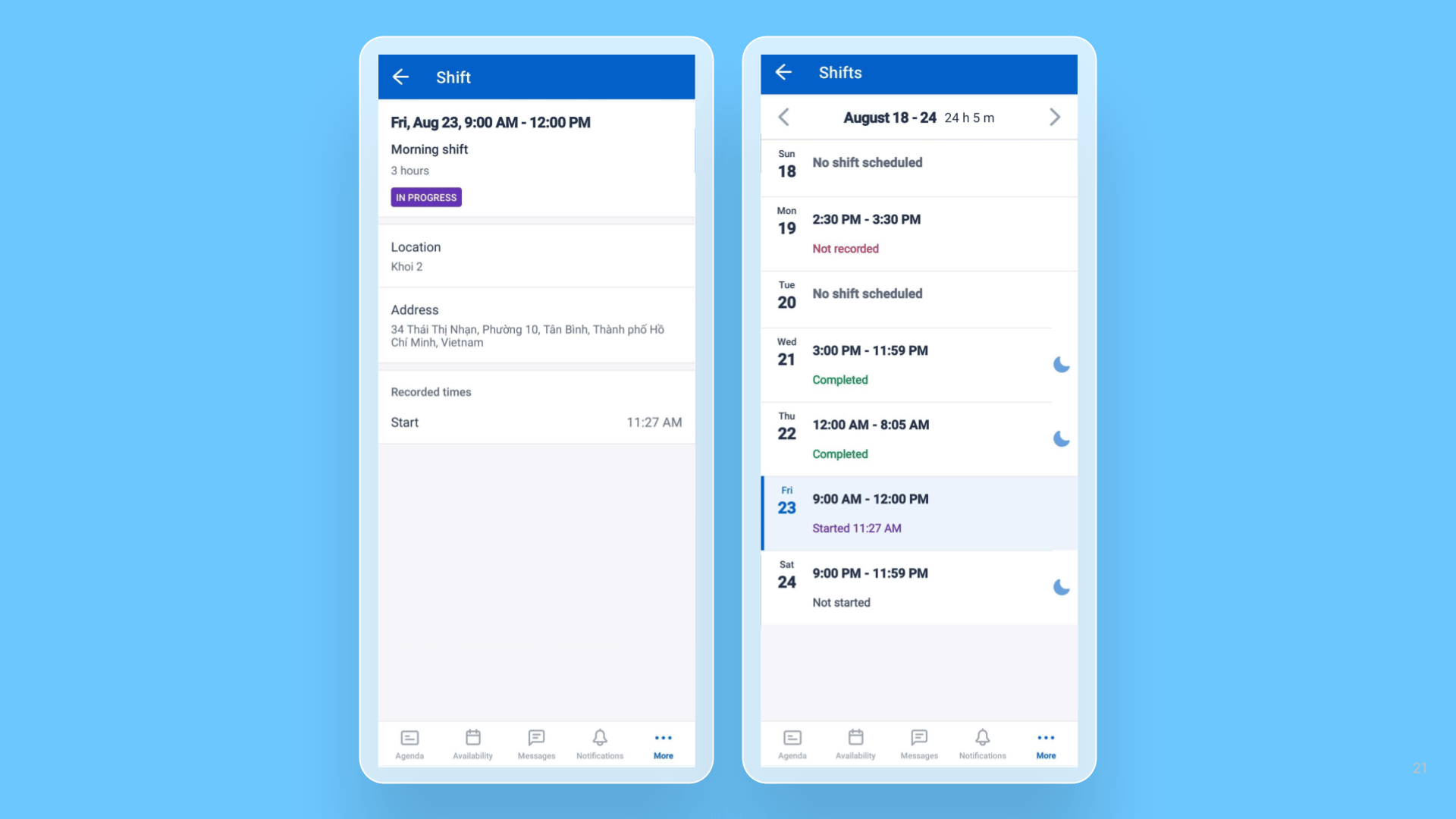 Skedulo Plus – Shift Calendar release note