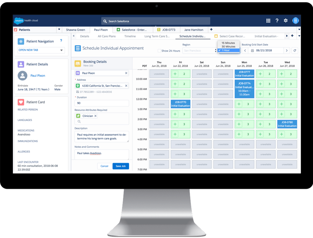 Connected, HIPAA-compliant platform