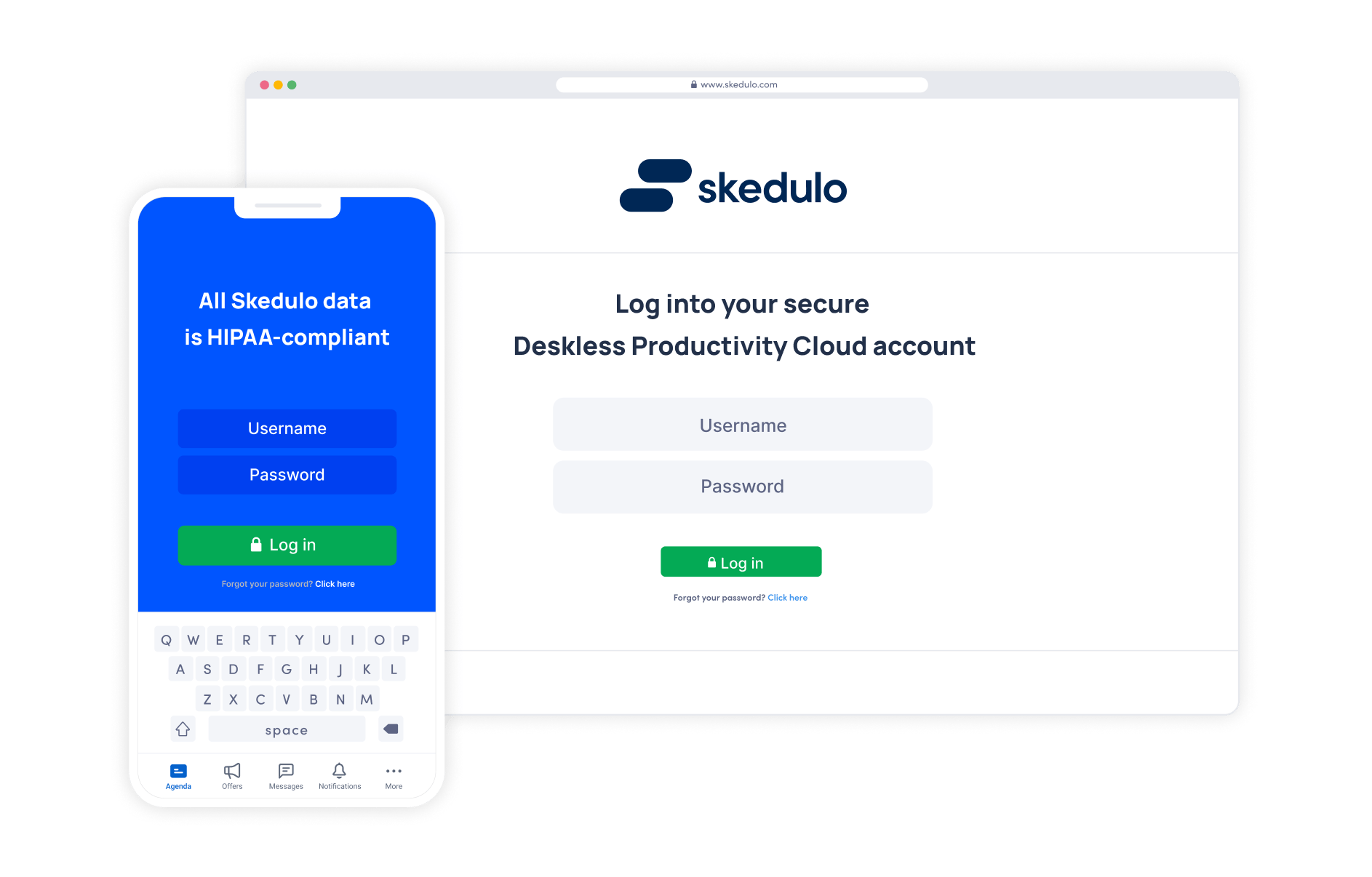 Secure and HIPAA-compliant