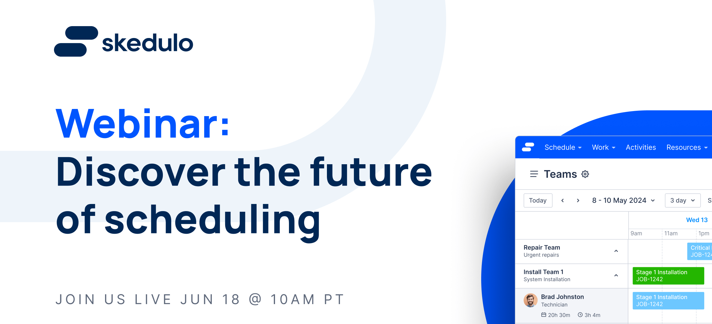 Webinar: Discover the Future of Scheduling with Skedulo's Newest Product Features event image